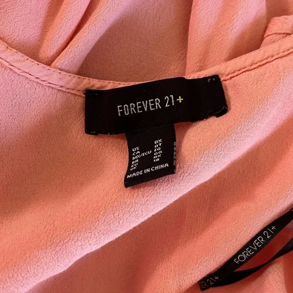 Forever 21 Peach Wrap Dress - Picture 6 of 6